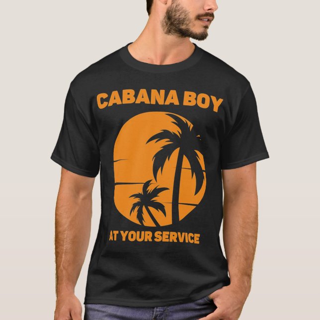 T-shirt Cabana Boy À Votre Service (Devant)