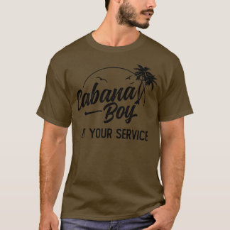 T-shirt Cabana Boy À Votre Vacances Sur L'Île De Service