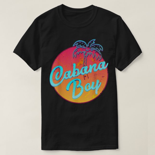 T-shirt Cabana    BoyFunny Pool Guy Palm Tee  (Design devant)