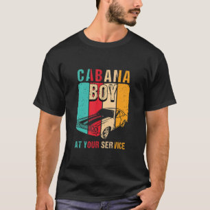 T-shirt Cabana Garçon À Votre Service I Fun Pool Bartender
