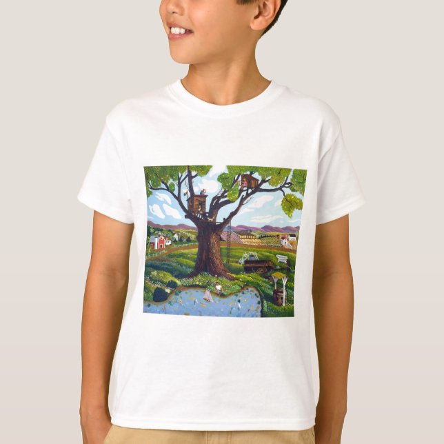 T-shirt Cabane dans un arbre (Devant)