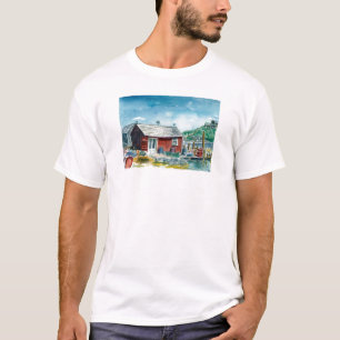 T-shirt cabane rouge chez Menemsha
