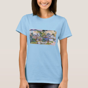 T-shirt Cabanes à Toit de Chaume par Colline par Vincent v