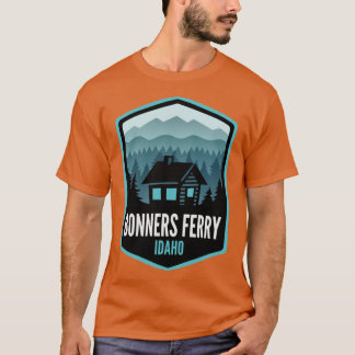 T-shirt Cabine de Bonners Ferry Idaho Mountain