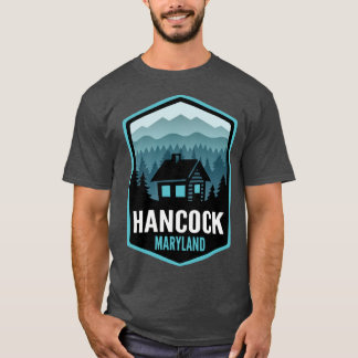 T-shirt Cabine de la ville de Han Maryland Mountain