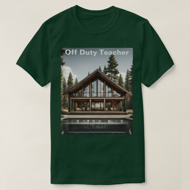 T-shirt Cabine enseignant hors service (Design devant)