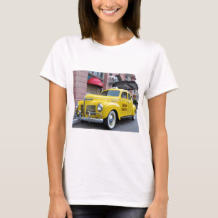 T-shirt Cabine vintage jaune de New York