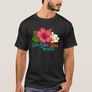 T-shirt Cabo San Lucas Vacances Mexique Hibiscus tropical