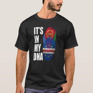 T-shirt Cabo Verdean Et L'Erythrée Mélangent L'ADN Patrimo