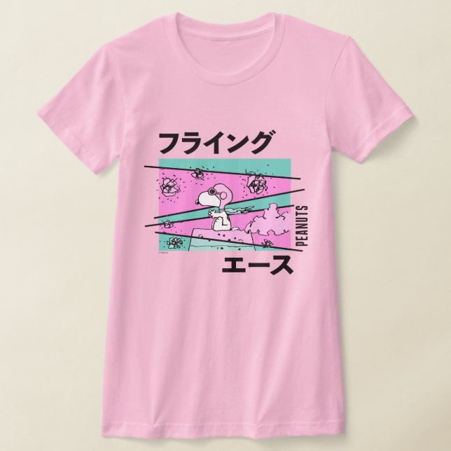 T-shirt cacahuètes | Ace volante rose (Poser)