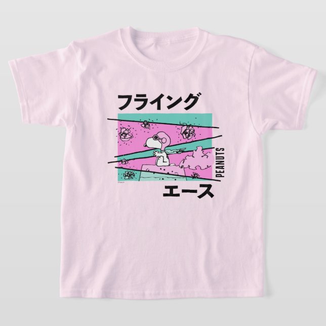 T-shirt cacahuètes | Ace volante rose (Poser)