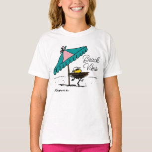 T-shirt cacahuètes Bois de bois à la plage
