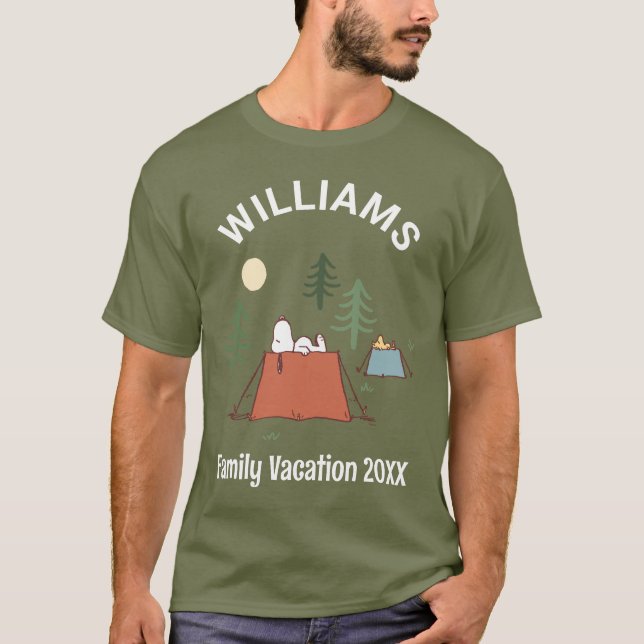 T-shirt cacahuètes | Camping vacances en famille (Devant)