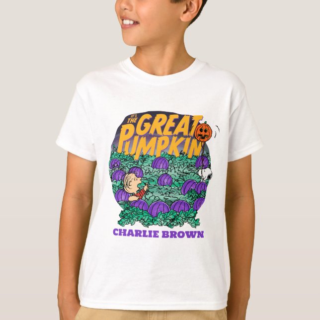T-shirt cacahuètes | C'est le grand Citrouille (Devant)