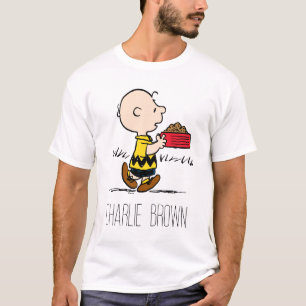 T-shirt cacahuètes Charlie Brown avec Snoopy's Dish