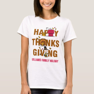 T-shirt cacahuètes Combo Bon thanksgiving
