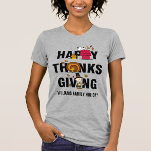 T-shirt cacahuètes Combo Bon thanksgiving