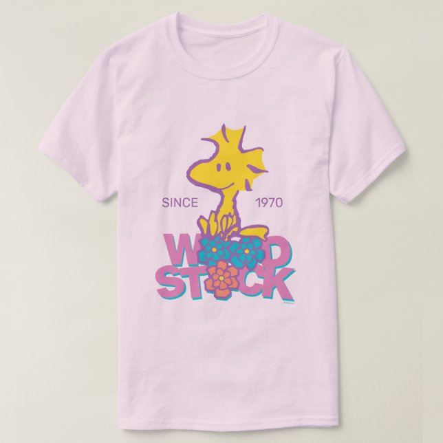 T-shirt cacahuètes | Fleurs de bois (Design devant)