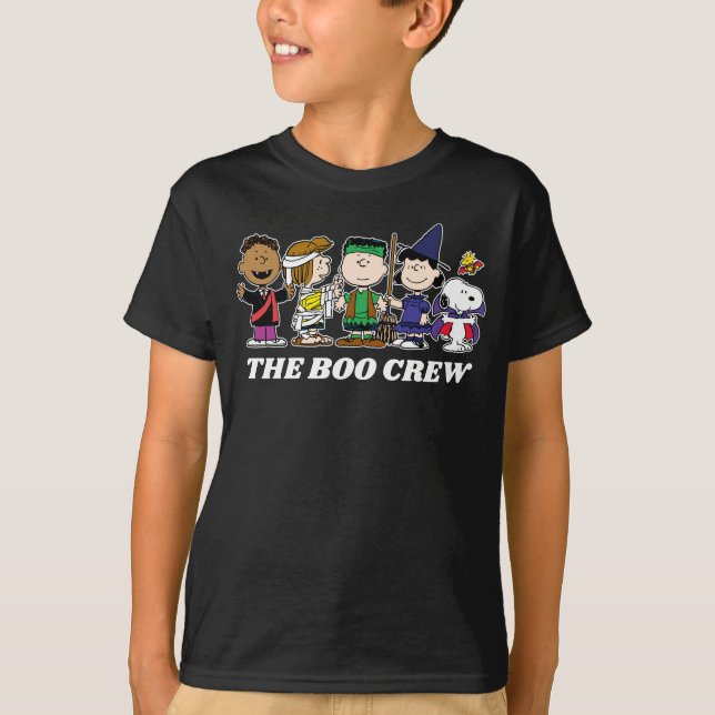 T-shirt cacahuètes | Halloween L'Équipage Boo (Devant)