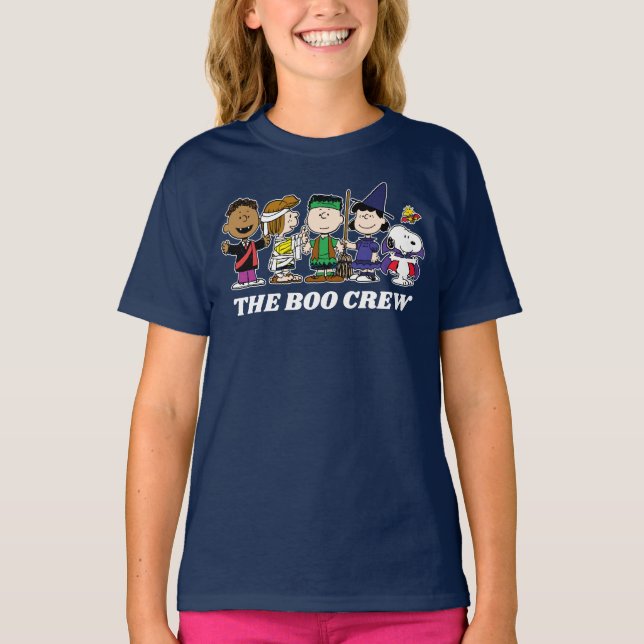 T-shirt cacahuètes | Halloween L'Équipage Boo (Devant)