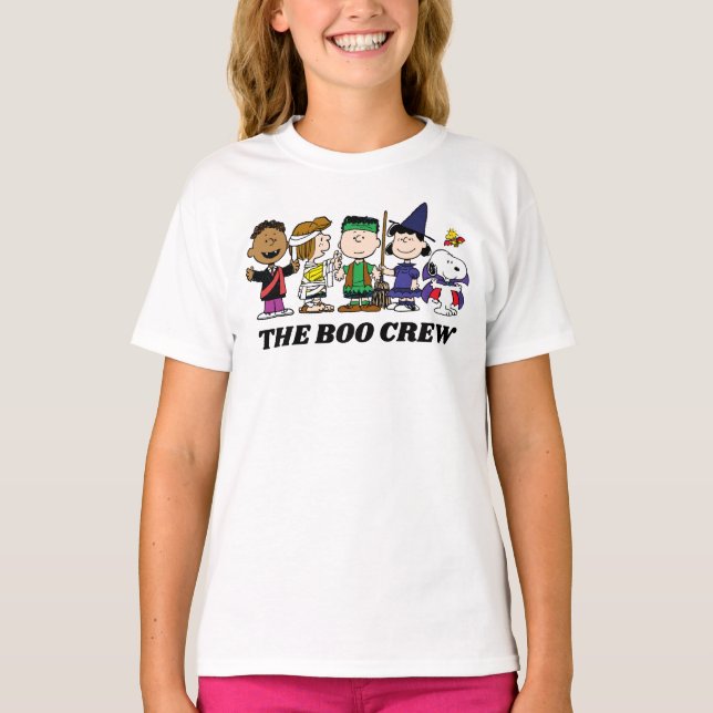 T-shirt cacahuètes | Halloween L'Équipage Boo (Devant)