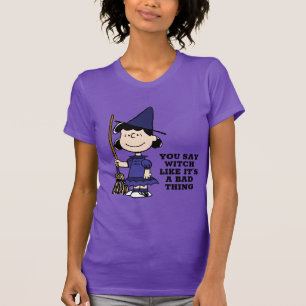 T-shirt cacahuètes Halloween Lucy Witch