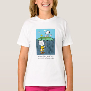 T-shirt cacahuètes   Jour ensoleillé Jour de pluie Half & 