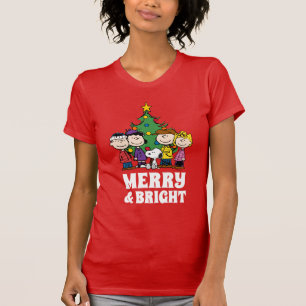 T-shirt cacahuètes   La Bande autour de l'arbre de Noël