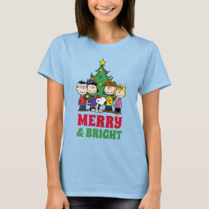 T-shirt cacahuètes La Bande autour de l'arbre de Noël
