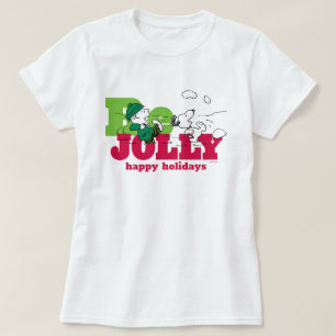 T-shirt cacahuètes Linus & Snoopy Be Jolly