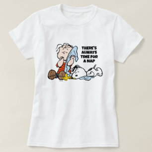 T-shirt cacahuètes   Linus, Snoopy & Woodstock