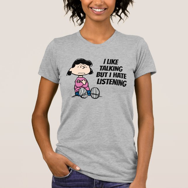 T-shirt cacahuètes | Lucy Avec Armoiries Traversées (Devant)