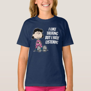T-shirt cacahuètes   Lucy Avec Armoiries Traversées