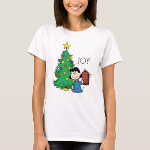T-shirt cacahuètes Lucy Christmas Tree