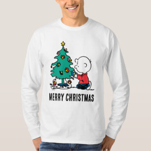 T-shirt cacahuètes Lumières de Noël Brown Charlie