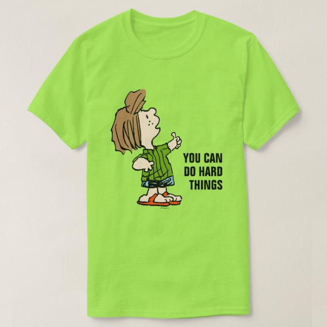 T-shirt cacahuètes | Peppermenthe Patty Thumbs Up (Design devant)