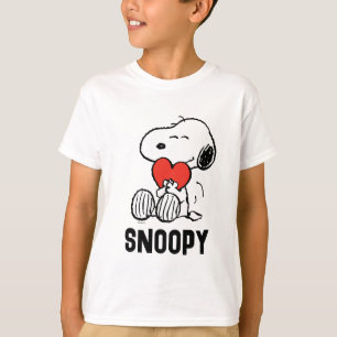 T-shirt cacahuètes   Saint Valentin   Snoopy Heart Hug