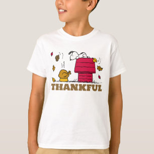 T-shirt cacahuètes   Snoopy Be Thankful