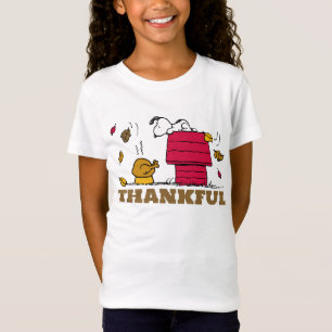 T-Shirt cacahuètes   Snoopy Be Thankful