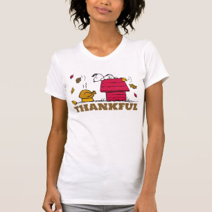 T-shirt cacahuètes Snoopy Be Thankful