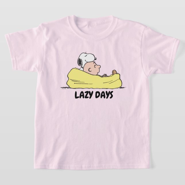 T-shirt cacahuètes | Snoopy & Charlie Brown dans la chaise (Poser)