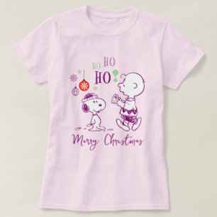 T-shirt cacahuètes   Snoopy & Charlie Brown Ho Ho Ho