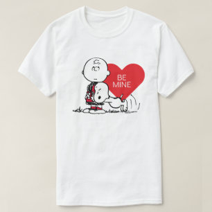T-shirt cacahuètes Snoopy & Charlie Brown Valentine