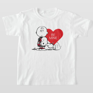 T-shirt cacahuètes   Snoopy & Charlie Brown Valentine