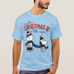 T-shirt cacahuètes Snoopy & Charlie Brown Winter Scarf
