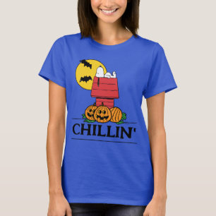 T-shirt cacahuètes   Snoopy Halloween Doghouse