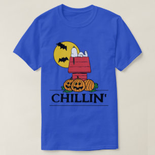T-shirt cacahuètes Snoopy Halloween Doghouse