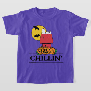 T-shirt cacahuètes   Snoopy Halloween Doghouse