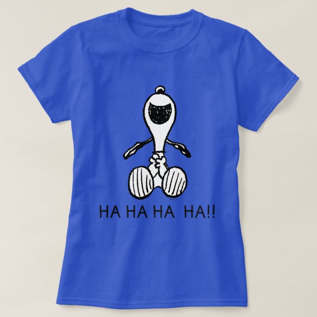 T-shirt cacahuètes | Snoopy Laughs (Design devant)