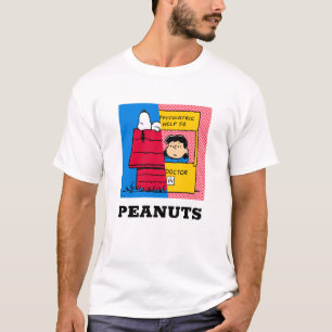 T-shirt cacahuètes Snoopy & Lucy Half & Half